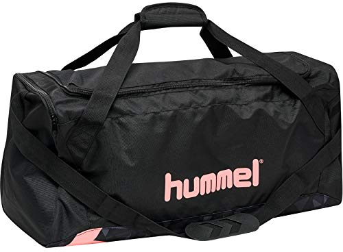 hummel Active Medium Bag M Sporttasche Sportsbag, Schwarz/Rosa