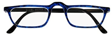 SILAC - D/Blue 4410 - Occhiali da Lettura Unisex Rettangolari Per Donne e Uomini - Lenti per Vedere da Vicino - Leggeri e Resistenti - Diottria 3.00 - Blu