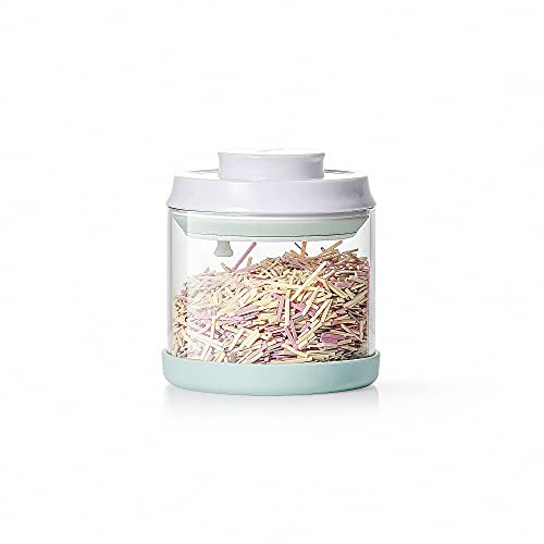 M2 OUTLET rundes Vorratsglas mit Deckel: BPA frei, FDA und LFGB-konform (0,6L)