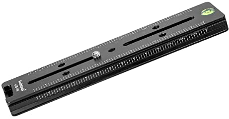 koolehaoda 180mm Quick Release Plate Rail Dual Arca Slot with 1/4 Screw and Bubble Level Compatible Arca-Swiss Clamp for Camera Tripod Ballhead