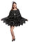 Spooktacular Creations Spinnennetz-Kleid-Poncho-Kostüme mit Spinnenstirnband für Halloween-Ankleideparty-Cosplay (Standard)