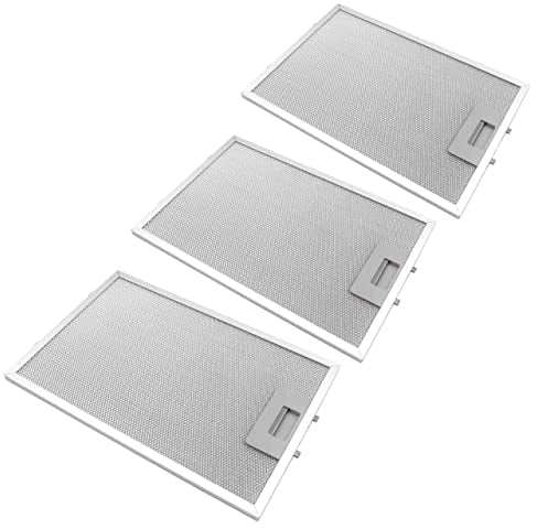vhbw 3x filtro metálicos de grasa compatible con Siemens LC75950SD/02, LC75951/01, LC75951/03, LC75951/04 campana extractora, metal