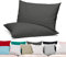 BEAUTEX 2er Set Kissenbezug, Kissenhülle aus gekämmter Baumwolle, Premium Jersey 160g/m², Größe und Farbe wählbar (40x40 cm Dunkelgrau)