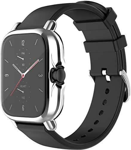 Shieranlee Compatibile per Amazfit GTS3 Cover,Pellicola Protettiva in TPU placcata per GTS 3 Smartwatch