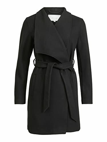 Vila VICOOLEY COLLAR BELT COAT - NOOS