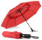 ZOMAKE Regenschirm Taschenschirm Sturmfest,Klein Schirm mit Auf-Zu-Automatik für Herren Damen - Travel Umbrella mit UV Schutz(Weinrot)