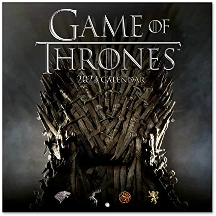 Grupo Erik Wandkalender 2023, Game of Thrones Jahreskalender 2023, Wandkalender mit Geschenk Poster, Kalender zum Aufhängen, offizielle Lizenz, FSC zertifiziert