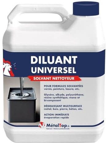 Metaltop - Diluant Universel - IIncolore - RAL Incolore - Pot 20 L