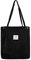 Damen Große Handtasche Kord Shopper Cord Tote Bag für Bücher Reisen Alltag Schule Arbeit Einkaufstasche für Mädchen 40x41cm schwarz
