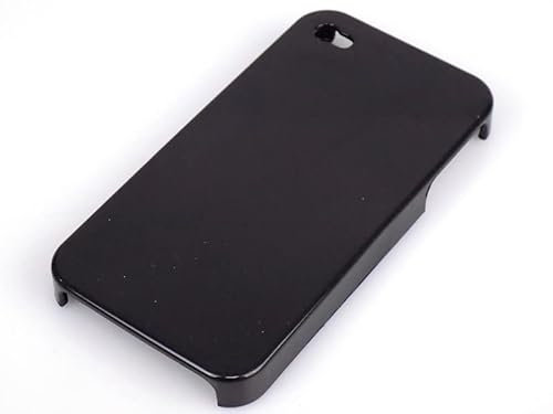 Celly Schutz Hülle Case Cover Backcover Schwarz Black für Apple iPhone 4 / 4s