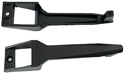 Coppia Maniglie Maniglia in Plastica Nere Nero per Portiera Portiere Porta Porte Ape 50