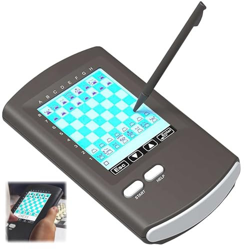 Jeu D'éChecs éLectronique Tactile,Jeu D'éChecs Informatique à Un Joueur Jeu D'éChecs Portable pour Enfants,pour Les DéButants Et Les Joueurs D'éChecs en Progression,Cadeau Familial