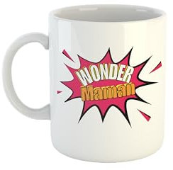 Kiribou Mug Femme Wonder Maman - Le cadeau parfait pour la super-héroïne de votre vie!