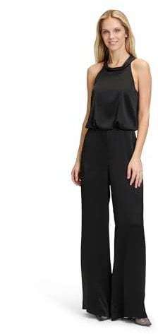 Vera Mont Damen Jumpsuit mit Taschen Schwarz,38