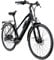 ZÜNDAPP Ebike Damen 28 Zoll Trekkingfahrrad | E Bike 24 Gänge 155-170 cm Elektro Fahrrad | E-Bike Elektrofahrrad mit hydraulischen Scheibenbremsen | Z810 (schwarz/grau mit Faltschloss, 50 cm)