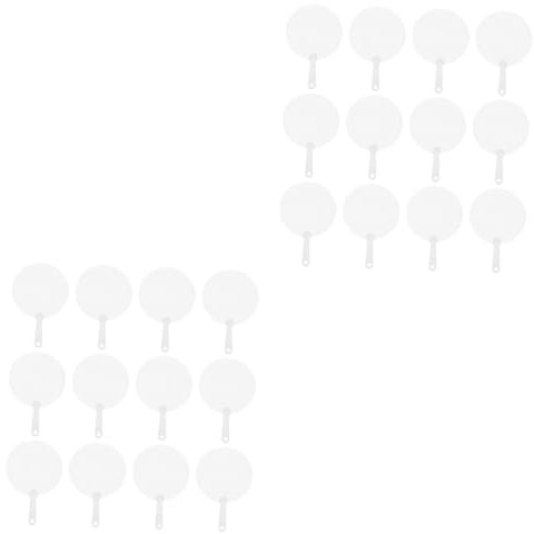 Operitacx Piezas Mini ventilador de bricolaje decoración hogar home decor ventilador mini decoración de la pared del ventilador aficionados a la pintura fanáticos de la pintura de fiesta