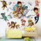 CrinIotyx Cartoon Wandtattoo Kinderzimmer Aufkleber Wandsticker Wanddeko für Schlafzimmer Wohnzimmer Multicolor PVC-Material für glatte Oberflächen