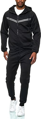 C-IN-C Herren Jogginganzug Barockmuster Sportanzug für Männer Trainingsanzug Laufanzug Gym Freizeitanzug Modell
