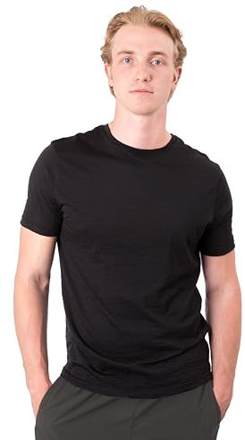 Occulto Herren 100% Merino Longsleeve Shirt (Modell: Montreal) Schwarz XL