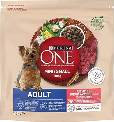 Nestlé Purina Petcare One My Dog Kroketten für kleine Hunde 1–10 kg verschiedene Geschmacksrichtungen , 1 Stück