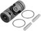 Kreuzgelenk 12mm Drehgelenk Universelles Gelenk Kupplung, Stahl Wellenkupplung Motorstecker Kreuzgelenk 12 × 23 × 52mm
