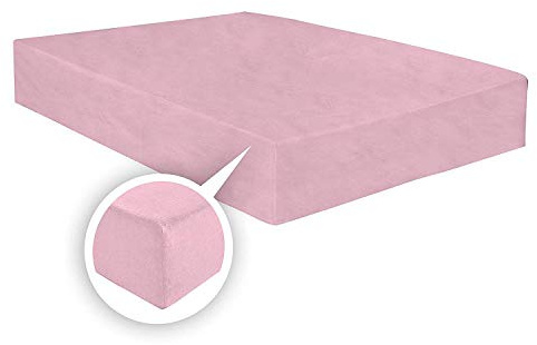 ARLINENS Thermal Flannelette Fitted Sheet 25cm 100% Brushed Soft Cotton available in 7 colours (Pink, Super king)