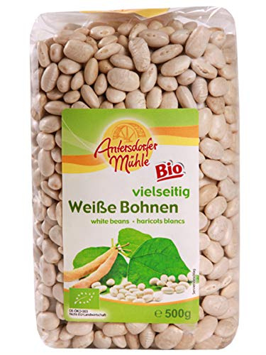 Antersdorfer Mühle - BIO Weiße Bohnen - vielseitig einsetzbar - DE-ÖKO-003 - 500g Beutel