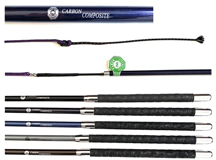 JA Horse Fleck Carbon Composite Longierpeitsche 2 Fach 200 cm (lila)