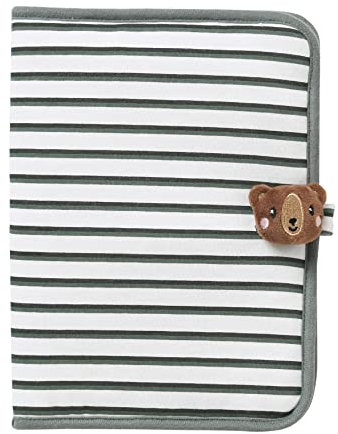 VERTBAUDET Schutzhülle für U-Heft / U-Heft gestreift, Grün