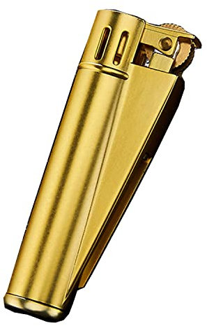 BAILEYU Encendedor Vintage Trinchera Mechero Mini Queroseno Gasolina Bolsillo Más Ligero Pedernal Metal Accesorios para Fumar Gadgets Regalos para Hombres,Gold