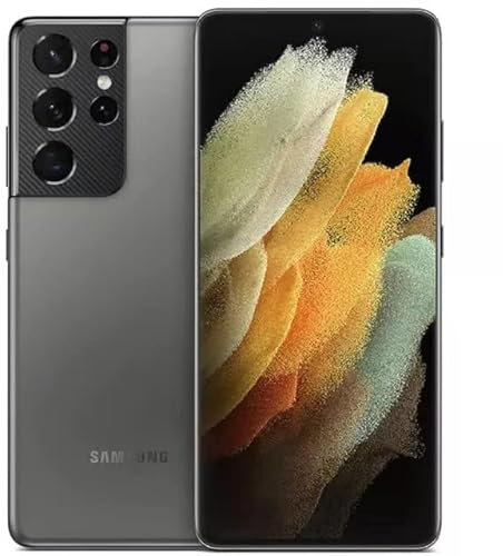 SAMSUNG Galaxy S21 Ultra 5G, 256GB, Argento Fantasma (Ricondizionato) Smartphone Originale di fabbrica in esclusiva per il mercato europeo (versione internazionale)