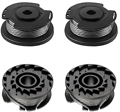 Viilich Bobina di filo per decespugliatore Bosch ART 23 SL/ART 26 SL, bobina di ricambio in nylon (F016800569+F016800385), bobina di filo di ricambio in nylon (diametro 1,65 mm, 4,9 m/16 FT)