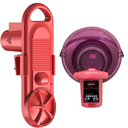 Mini lavatrice automatica da 150 W, nuova lavatrice portatile, lavatrice portatile con pannello intelligente a turbina ad ultrasuoni per calzini, biancheria intima o piccoli oggetti, per campeggio