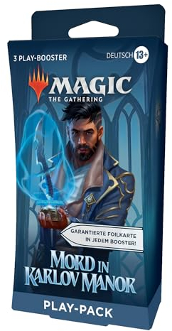 Magic: The Gathering – Mord in Karlov Manor Play-Booster-3er-Packung (42 Magic-Karten) (deutsche Version)