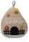 VERSA Sujetapuertas Enjambre Tope para Puerta Decorativo, Medidas (Al x L x An) 22 x 18 x 20 cm, Color Beige