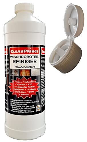 Wischroboter Bodenreiniger Reinigungsmittel 1 Liter Konzentrat | Wischsauger Reiniger Saugwischer Reinigungsautomaten mit bzw. ohne Wassertank