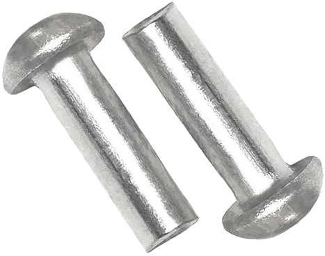 Remaches de aluminio sólido M5 x 16 mm, paquete de 120