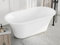 Vente-unique-Freistehende Design-Badewanne - 193 L - 150 x 75 x 58 cm - Weiß - NOEMIE II