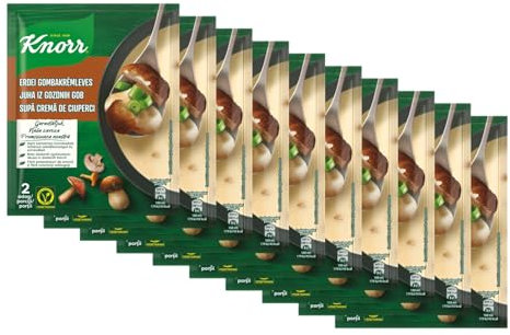 Knorr Instant Creamy Porcini Mushroom Soup 48 g, Pack of 10