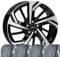 4 Winterräder Winter Rixon 8x18 ET 45 5x112 Schwarz poliert mit 235/45 R18 94V CON WinterContact TS 870 P FR ContiSeal Evc
