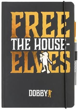 Grupo Erik Harry Potter Notebook A5 With Pen | Notebooks A5, Notepads A5, A5 Notepad, Dotted Journal, Dotted Notebook, Sketchbook A5 | Dobby, Harry Potter Gifts, Harry Potter Stationery