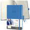 Wochenkalender Conceptum A6 2025 blau - SIGEL - 1 Woche auf 2 Seiten - Terminplaner Hardcover mit Stiftschlaufe, Quickpocket, Archivtasche, 2 Zeichenbänder und Stickerbogen - 10,8 cm x 15,1 cm