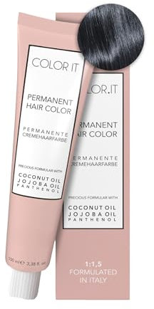 COLOR.IT by BM - Permanente Haarfarbe in Salonqualität, 100ml (7.111 Mittelblond Asch Extra, 1er Pack)