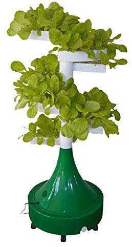 LUNWJJIP sin Suelo Tipo Tornillo, de Cultivo hidropónico, Juego de jardineras de Semillas de Vegetales de jardín de Hierbas for Interiores con función de riego automático for Oficina, Hotel, hogar