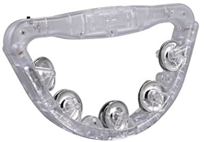 VICASKY 2stücke Blinkende Led-handglocken Aus Kunststoff Leuchtendes Tamburin Neonspielzeug Für Party Bar Tanzen Kinderspielzeug Weiß