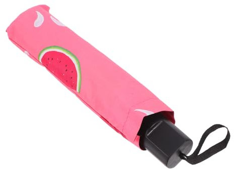 BESPORTBLE Lindo Paraguas Sombrilla Protección Uv Paraguas Pintado a Mano as Plegable as Para La Lluvia as Portátil Sombrilla Para El Sol as Lindo Acero Rojo