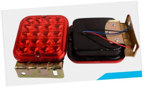 Didiseaon 1 paio Luce Posteriore LED per Veicoli Fari Antinebbia con Struttura Ferro LED Ad Alta Luminosità Rosso per Camion e Facile da Installare e Sicura