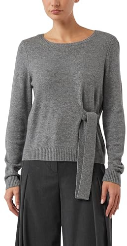 Comma Strickpullover aus Wollmix mit Bindedetail