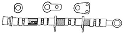 MAPCO Bremsschlauch 3357 Vorderachse rechts, Länge: 718mm, | Kompatibel mit: HONDA SHUTTLE