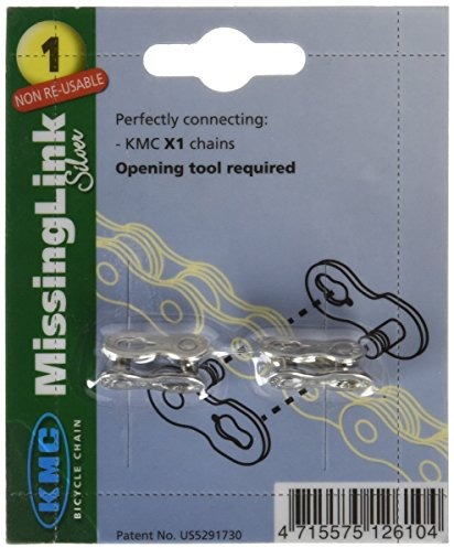 KMC Kettenverschlussglieder, CL-573 NPO von KMC, Missing Link, für 6.7-7.3 mm Ketten, Kettenverschluss, für Fahrradkette